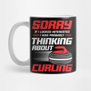 Funny Curling Player Sport Curler Gift Mug